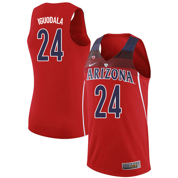 2018 Men #24 Andre Iguodala Arizona Wildcats College Basketball Jerseys Sale-Red